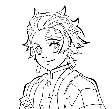 Retrato de Tanjiro Kamado