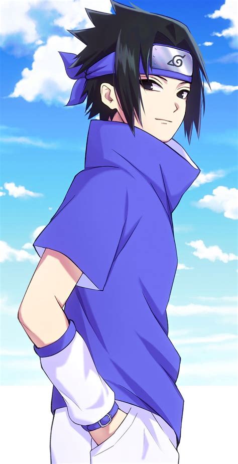 Ilustración de Sasuke Uchiha de joven