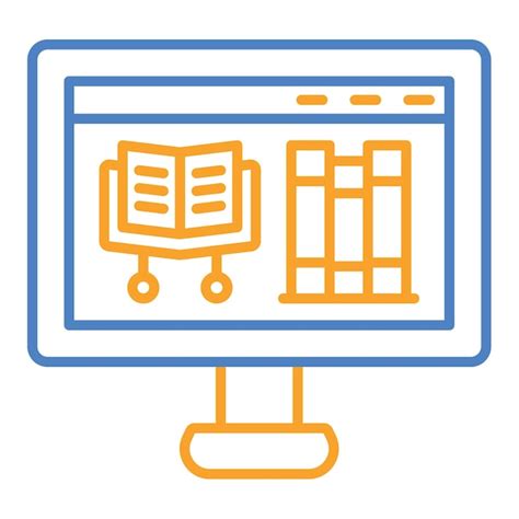 Icono de una biblioteca digital