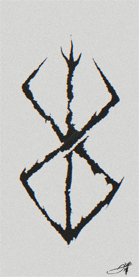 Diseño detallado de la Marca del Sacrificio para tatuaje