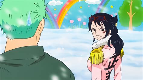 Zoro y Tashigi