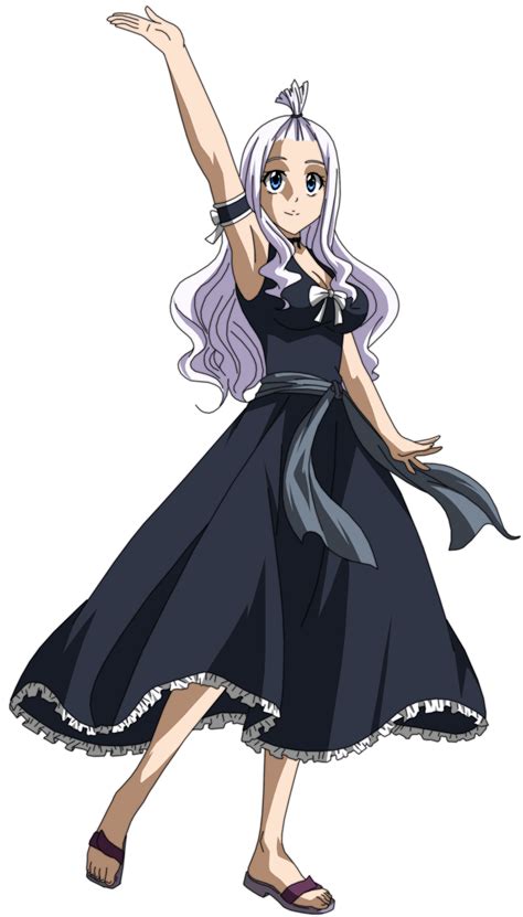 Mirajane Strauss en su juventud, con un aspecto más sombrío y gótico