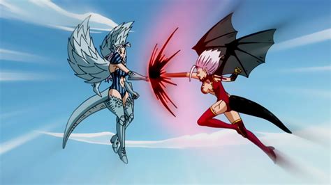 Ilustración de Mirajane en su poderosa forma Satan Soul