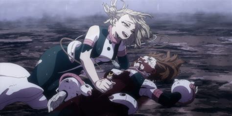 Himiko Toga transformada en Ochaco Uraraka