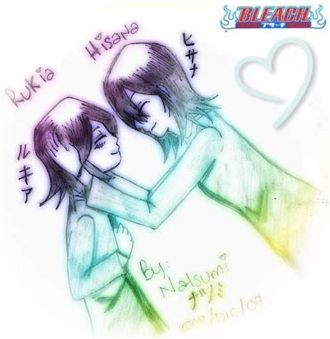 Ilustración de Rukia y Hisana juntas