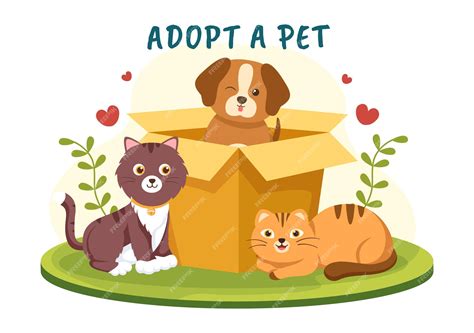 Ilustración de gatos en un hogar