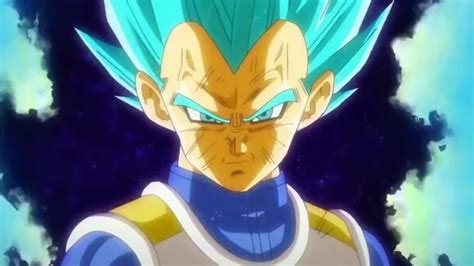 Vegeta en su forma Super Saiyajin Blue