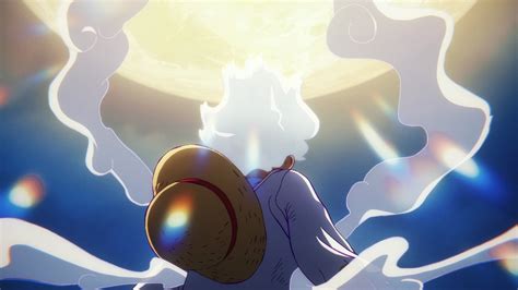 Luffy mirando al atardecer