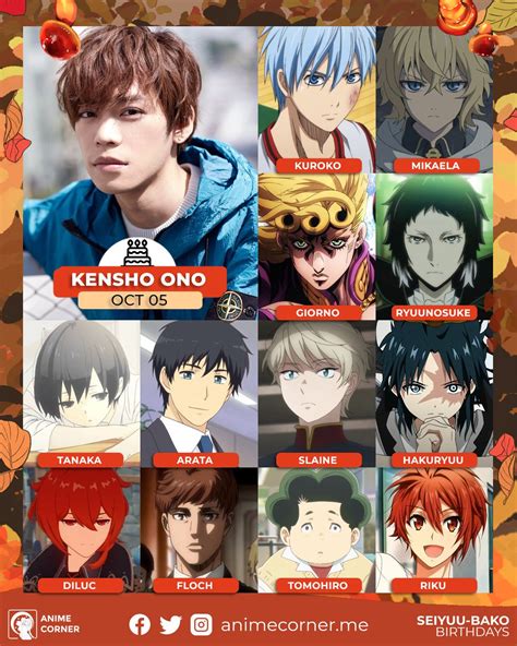 Personajes icónicos doblados por Kensho Ono