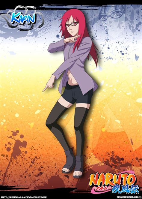 Karin Uzumaki curando a un aliado.