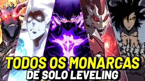 Aparición de los Monarcas en el anime de Solo Leveling