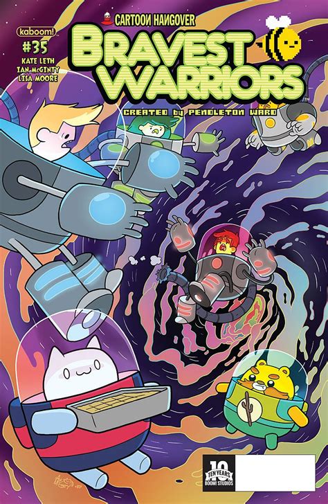 Portada del primer tomo de Bravest Warriors comic