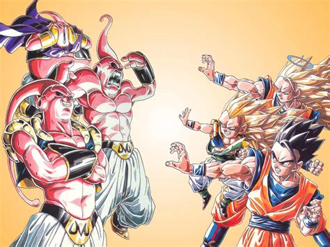 Portadas de los volúmenes de Dragon Ball Z Kai Saga de Majin Buu