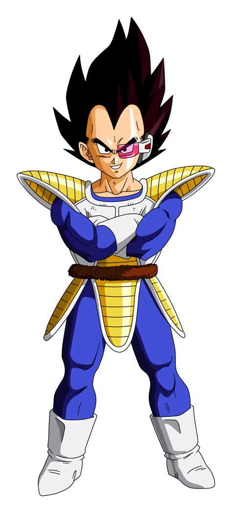 Imagen de Vegeta en la saga Saiyan