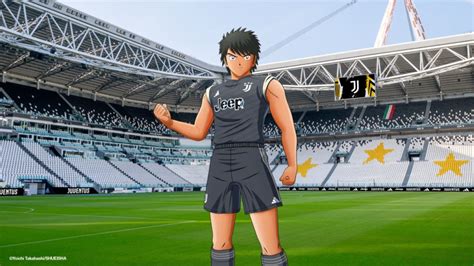 Steve Hyuga recreado por inteligencia artificial con la camiseta de la Juventus