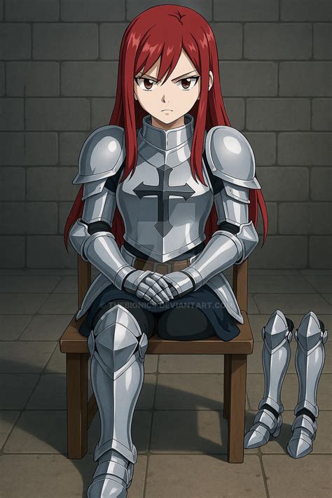 Erza con su Armadura Purgatoria