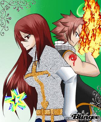 Explosión de poder entre Natsu y Erza