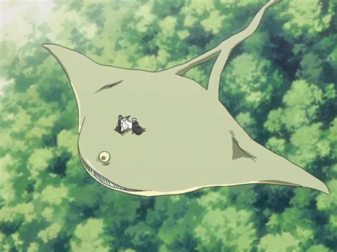 El espíritu Minazuki en su forma de Manta Gigante