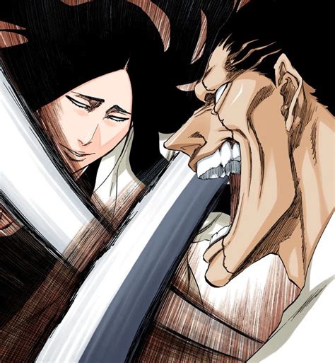 Retsu Unohana en combate contra Kenpachi Zaraki