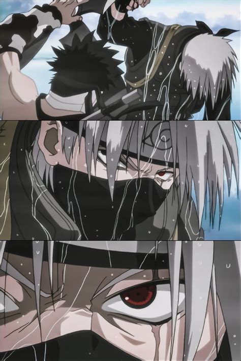 Kakashi usando Genjutsu contra Zabuza