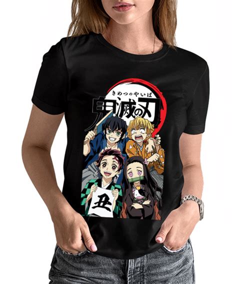 Ejemplo de diseño de camiseta de Kimetsu no Yaiba