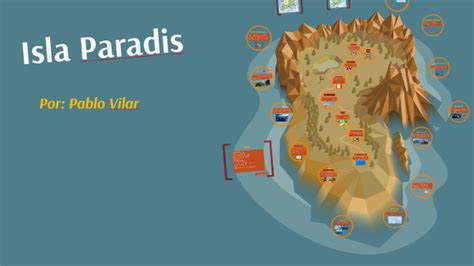 Mapa de la isla Paradis