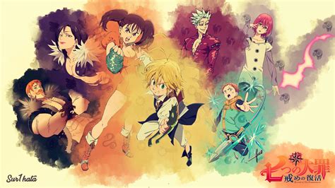 Galería de diferentes fondos de pantalla de Nanatsu No Taizai