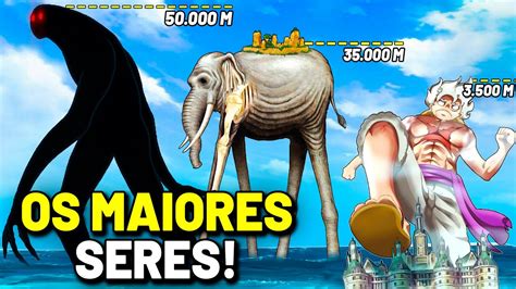 Criaturas marinas gigantes de One Piece