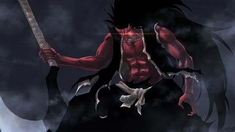 Kenpachi Zaraki liberando su Bankai