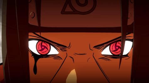 Detalle del Sharingan de Itachi