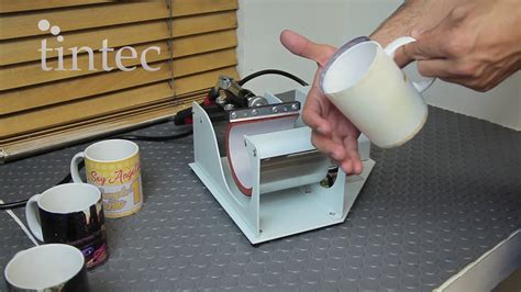 Proceso de sublimación en tazas