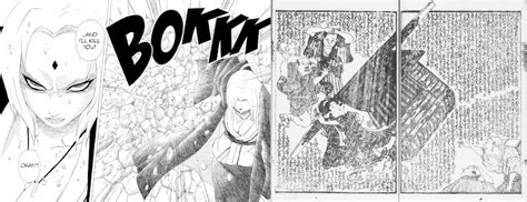 Tsunade levantando un palanquín en 