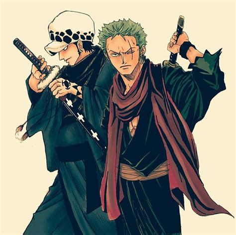 Roronoa Zoro y Trafalgar Law juntos