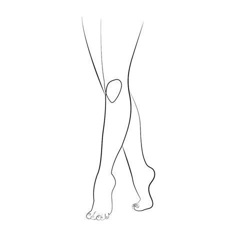 Esquema de dibujo de las piernas de Bulma