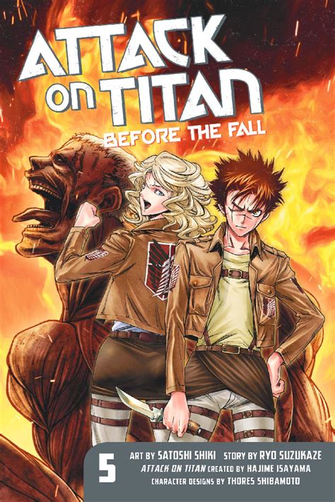 Portada del manga Attack on Titan: Before the Fall