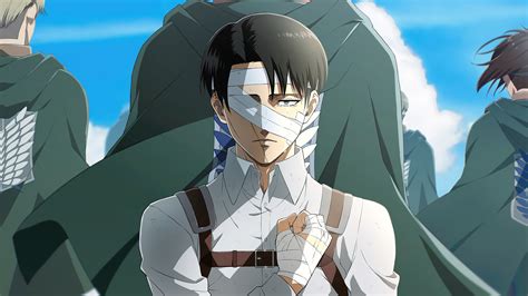 Ilustración de Levi Ackerman en Attack on Titan: No Regrets