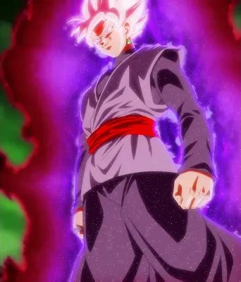 Goku Black en su transformación Super Saiyan Rosado