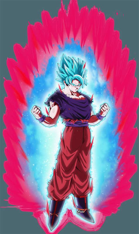 Comparativa visual: Super Saiyan Rosado y Super Saiyan Azul
