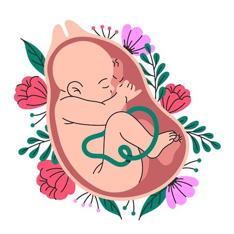 Ilustración del nacimiento del bebé demoníaco