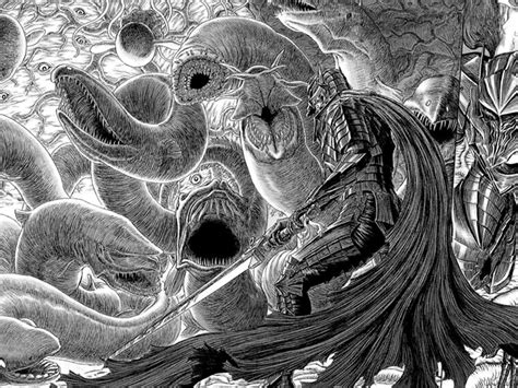 Arte conceptual de Kentaro Miura para Berserk