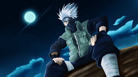 Galería de escenas de acción de Kakashi en fondos animados