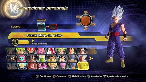 Creación de personaje en Dragon Ball Xenoverse