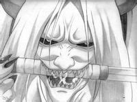 Representación artística del Shinigami invocando el Sello Mortal de la Parca