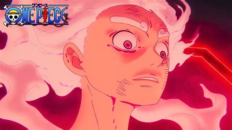 Luffy sonriendo al sentir el Haki de Shanks