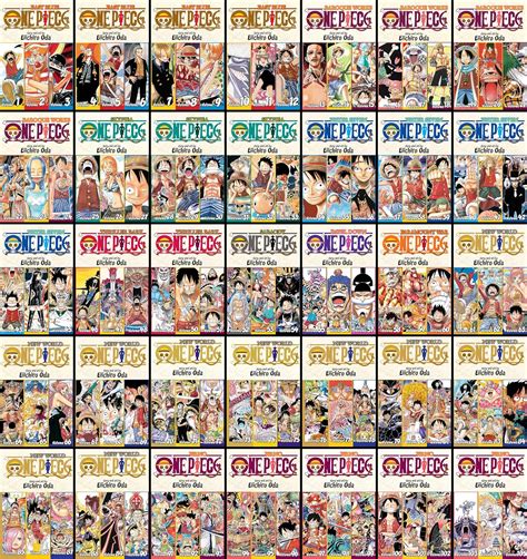 Estanterías llenas de tomos de manga de One Piece
