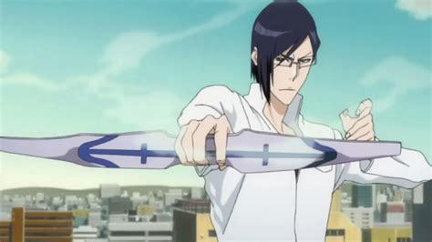 Uryū Ishida usando su arco Quincy