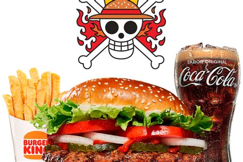 Diseño de las camisetas de la colaboración Burger King x One Piece