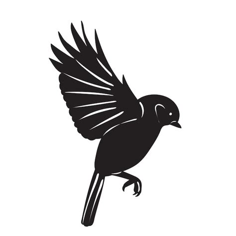 Silueta de Naruto volando con un pájaro