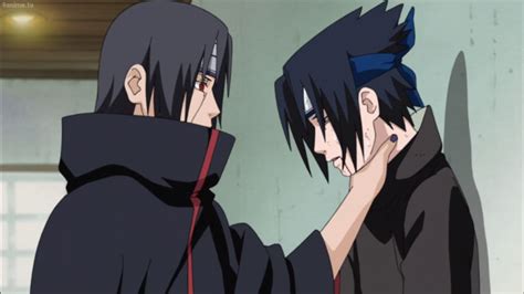 Encuentro entre Sasuke e Itachi en la guarida Akatsuki