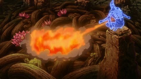 Madara usando el Elemento Fuego: Destrucción Magnífica de Fuego